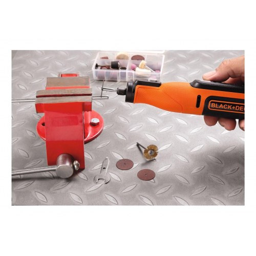 Multiværktøj med tilbehør - Black & Decker BCRT8IK-XJ, batteri 7,2 V