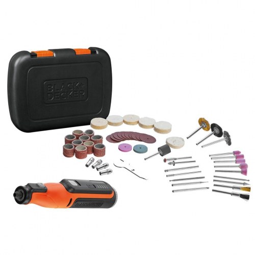 Multiværktøj med tilbehør - Black & Decker BCRT8IK-XJ, batteri 7,2 V