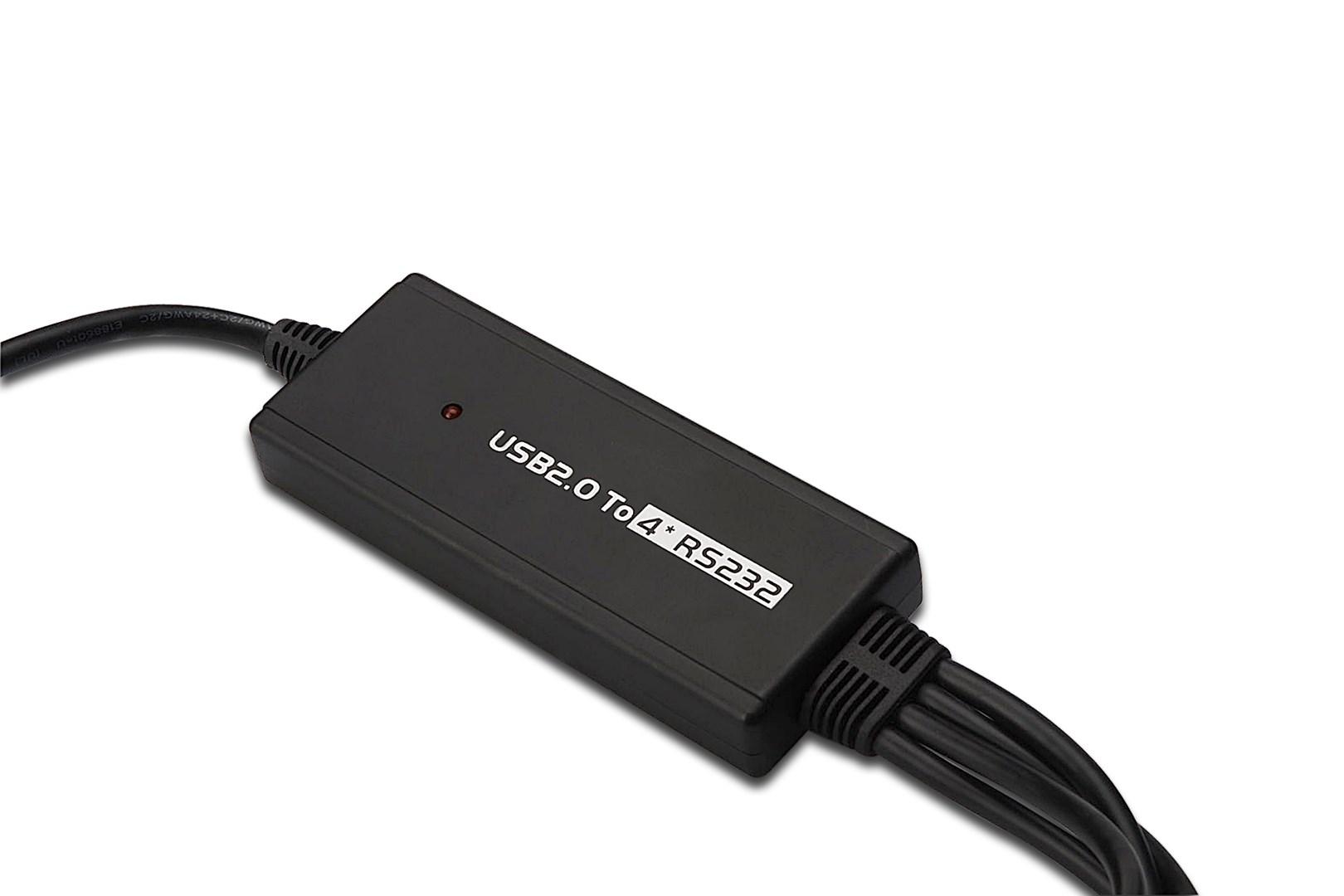 DIGITUS DA-70159 - Seriel adapter - USB - RS-232 x 4
