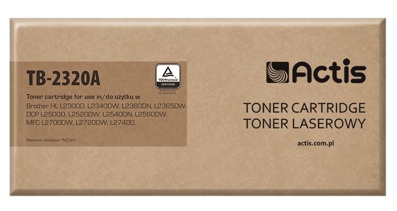 Toner til Brother – Actis TB-2320A, sort, standard, 2.600 sider (erstatning for TN-2320)