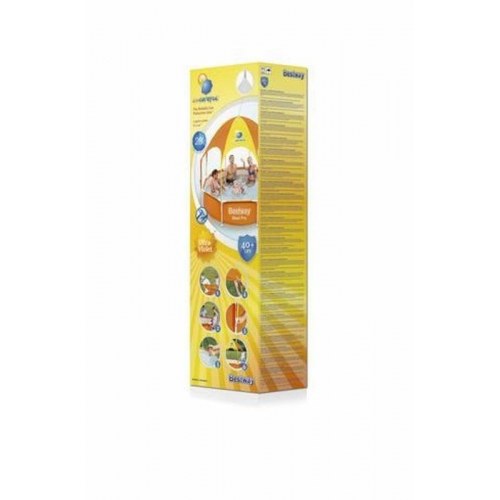 Havebassin med solskærm – Bestway Steel Pro 2,44 m x 51 cm, orange/gul
