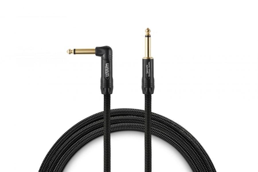 Instrumentkabel 6,35 mm TS - Warm Audio, 5,5 m, sort, lige til vinkel