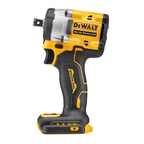 Slagnøgle 18V 1/2" DeWALT XR børsteløs - 400-600 Nm, uden batteri, med kuffert (DCF921NT)