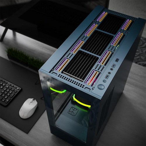 PC kabinet Montech SKY TWO Midi-Tower - blå