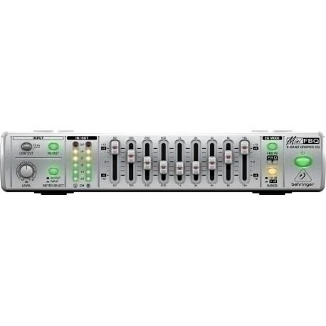 Grafisk equalizer - Behringer FBQ800 V2