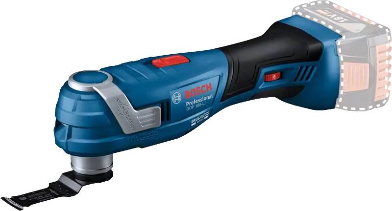 Multiværktøj Bosch GOP 185-LI 18 V - sort/blå billede