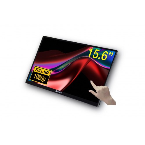 Bærbar touchskærm 15,6" Full HD – Verbatim PMT-15