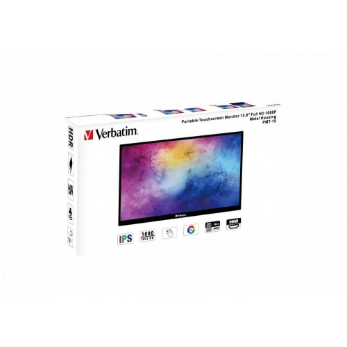 Bærbar touchskærm 15,6" Full HD – Verbatim PMT-15