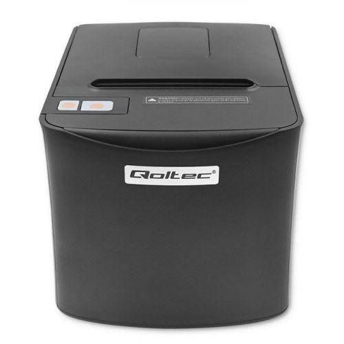 Bonprinter Qoltec 50256 - termisk, høj hastighed, USB, 203 dpi