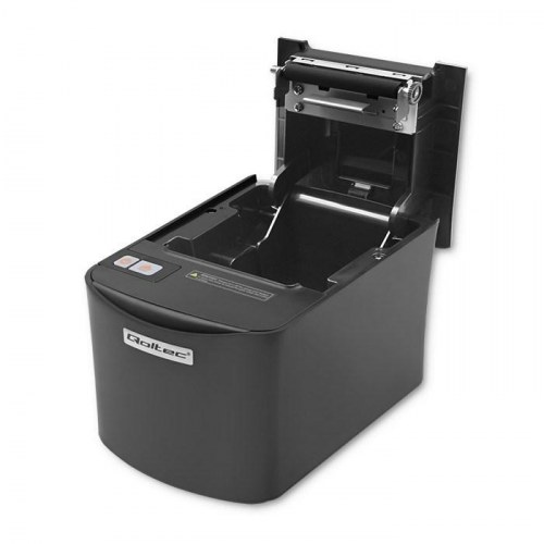 Bonprinter Qoltec 50256 - termisk, høj hastighed, USB, 203 dpi