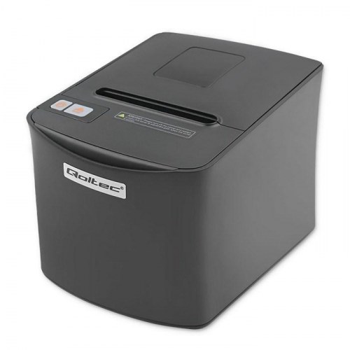 Bonprinter Qoltec 50256 - termisk, høj hastighed, USB, 203 dpi
