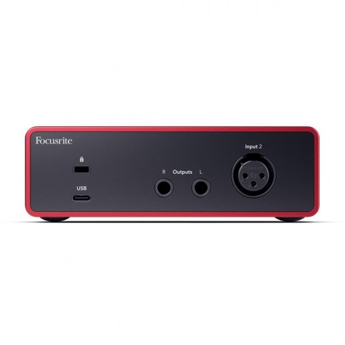 Lydkort USB - Focusrite Scarlett Solo 4th Gen, 2-kanals audio interface