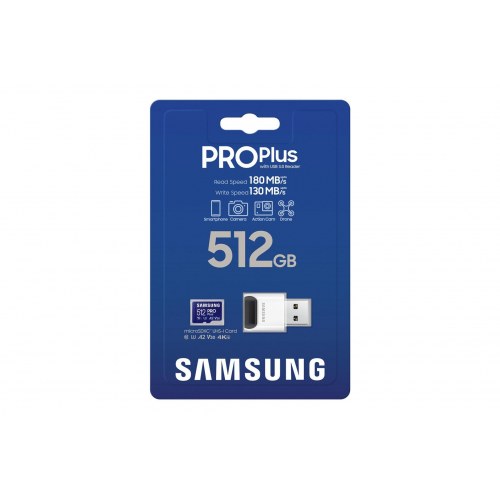 Hukommelseskort Samsung PRO Plus microSDXC 512 GB