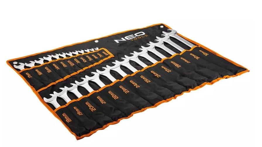 Topnøglesæt/gaffelnøglesæt NEO Tools 6-32 mm - 26 dele