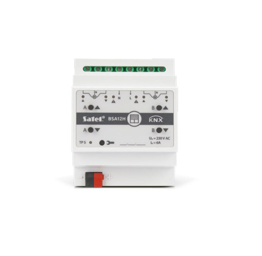 KNX aktuator til persienner 2-kanal 230 V AC - SATEL KNX-BSA12H