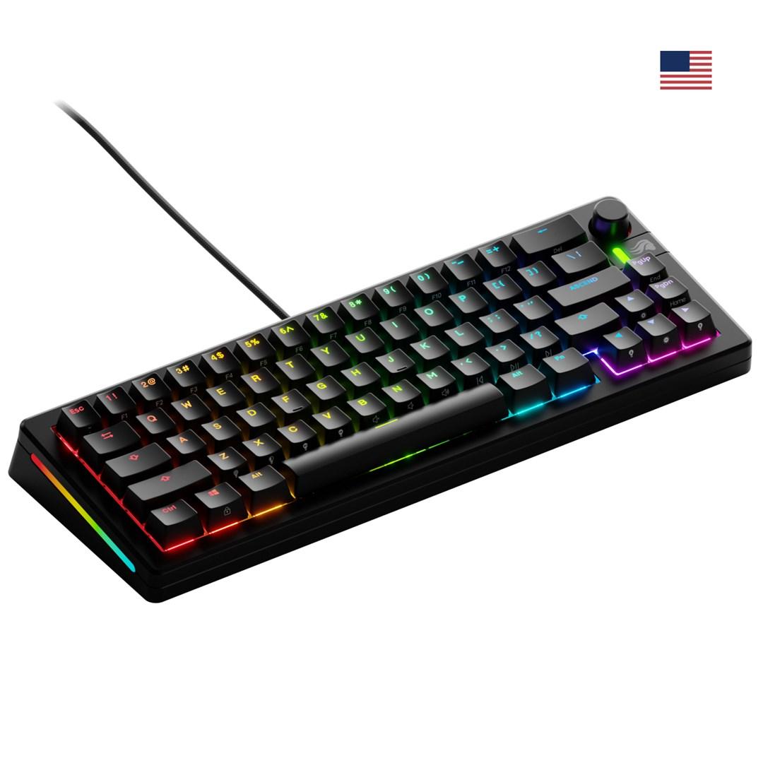 Mekanisk gaming tastatur Glorious GMMK 3 65% kablet – sort (US)