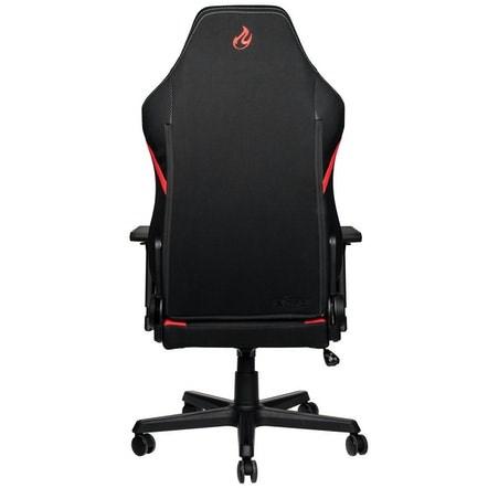 Gamerstol NITRO CONCEPTS X1000 - polstret sÃ¦de og ryglÃ¦n (sort/rÃ¸d)
