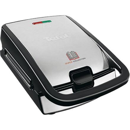 Sandwichmaker Tefal Snack Collection SW852D – 700 W, sort/rustfrit stål