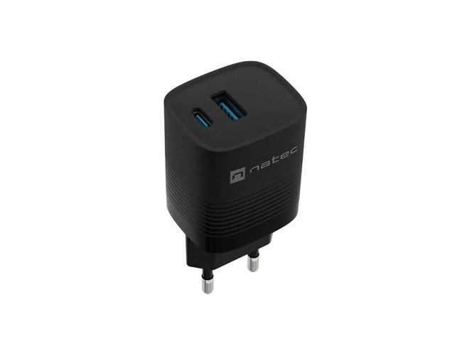 Natec Ribera power adapter - GaN - USB 24 pin USB-C - 30 Watt
