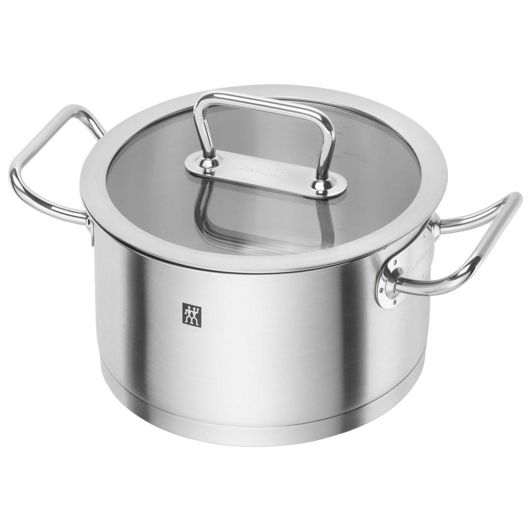 Zwilling Zwilling pro gryde med glaslåg rustfrit stål 3,1 L