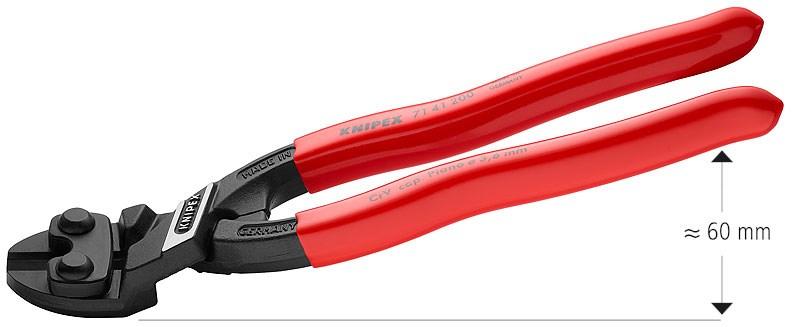 Boltsaks-tang KNIPEX 71 41 200 - 200 mm billede