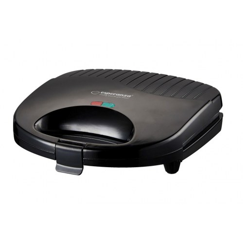 Sandwichtoaster – Esperanza EKT009, 1.000 W, sort