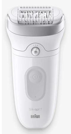 Epilator til kvinder Braun Silk-épil 7 7-081, 40 pincetter, hvid billede