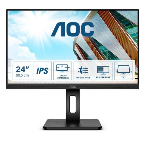 Skærm 24" AOC 24P2Q IPS Full HD - sort