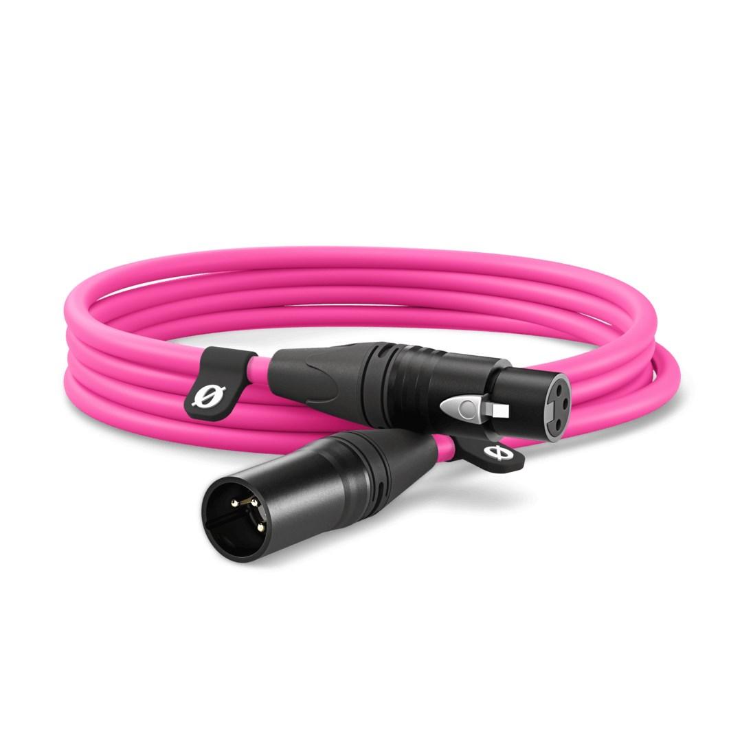 XLR kabel 3 m - RODE XLR3M-P, pink
