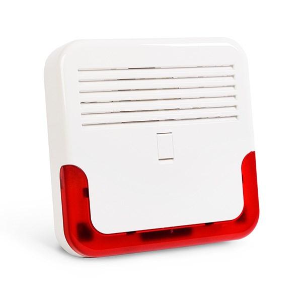 Alarm sirene trådløs SATEL SD-6000 R, indendørs, rød billede