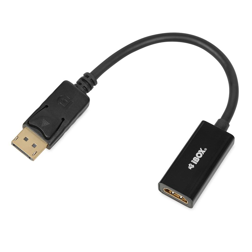 DisplayPort til HDMI adapterkabel – iBox IADP4K billede