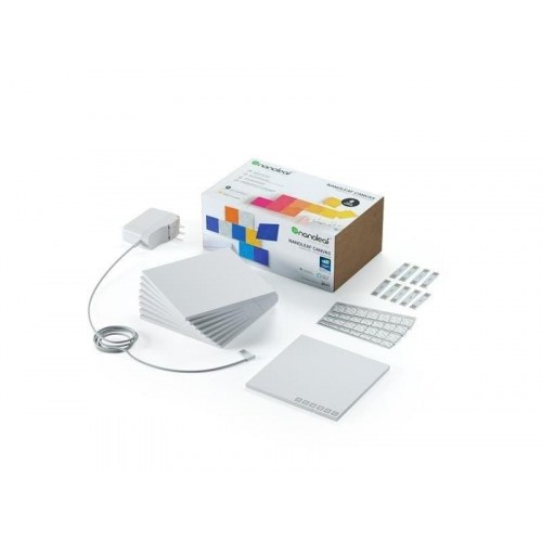 Stemningsbelysning Nanoleaf Canvas, hvid, multicolour (9 paneler)