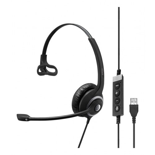Headset med mikrofon Sennheiser EPOS IMPACT SC 230 USB MS II mono, USB-A, in-line styring