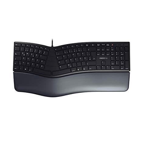 Tastatur til kontor - Cherry KC 4500, USB, sort