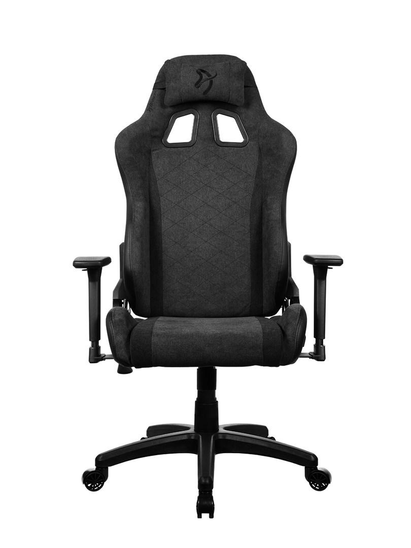 Gamerstol Arozzi Avanti SoftFabric – mørkegrå billede
