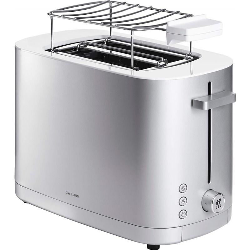 Brødrister ZWILLING - 2 skiver, varmestativ, satin stål, 1.000 W
