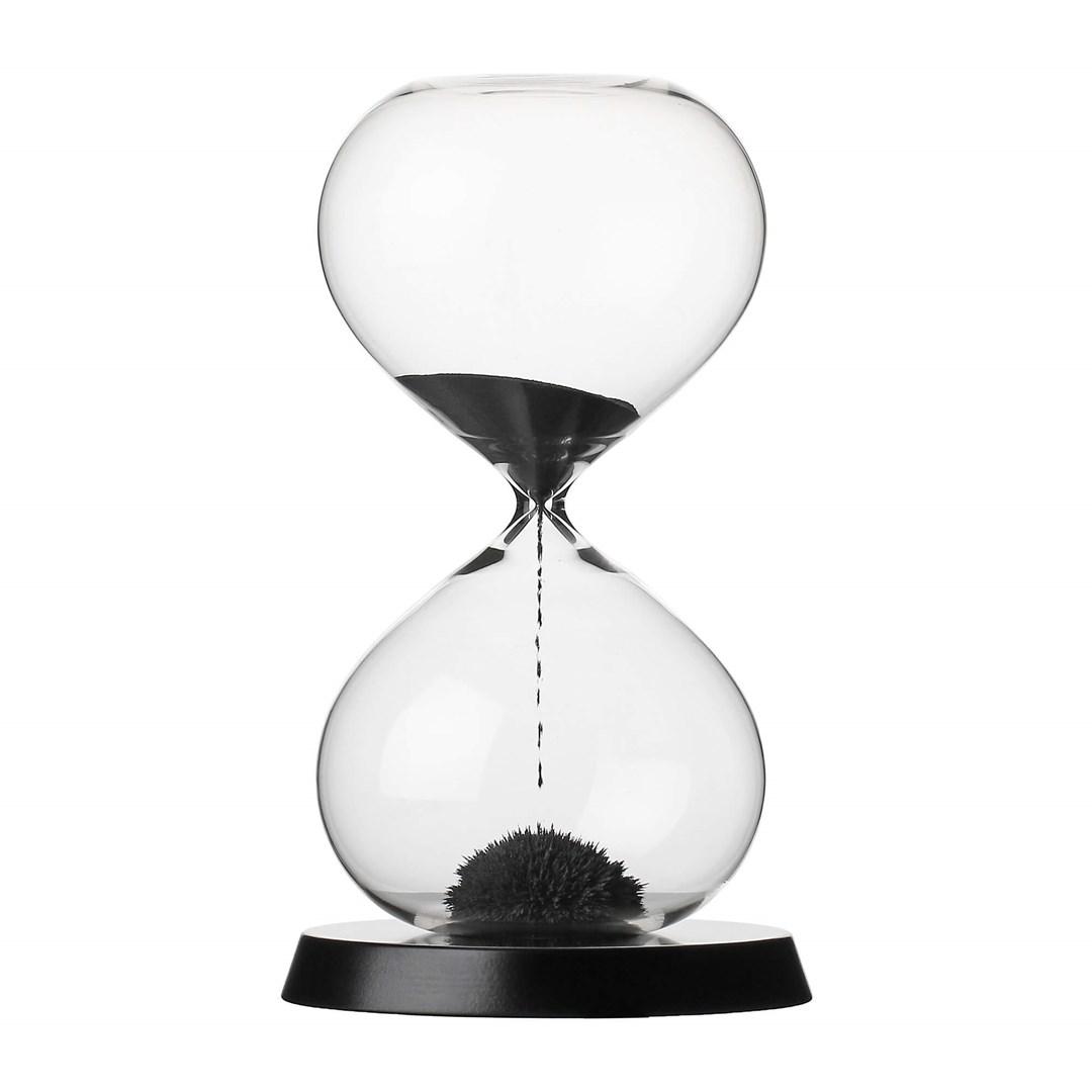 Timeglas sort - RITUALI DOMESTICI Scorrendo 13,5 × 23 cm
