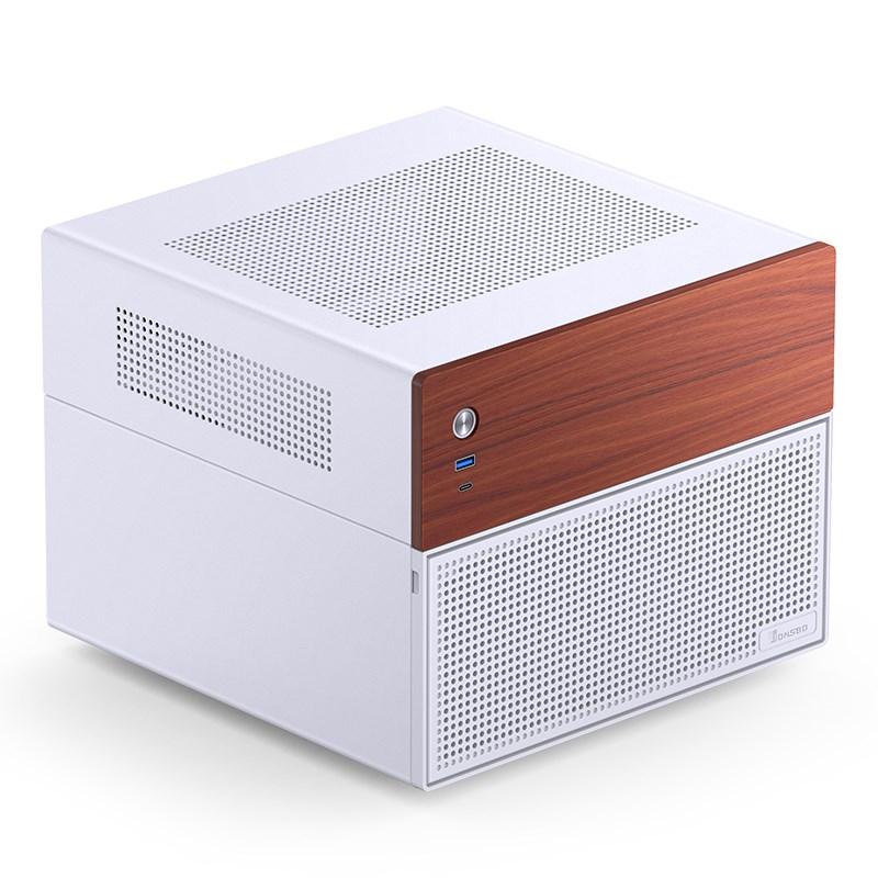 PC kabinet micro tower - Jonsbo N4, hvid billede