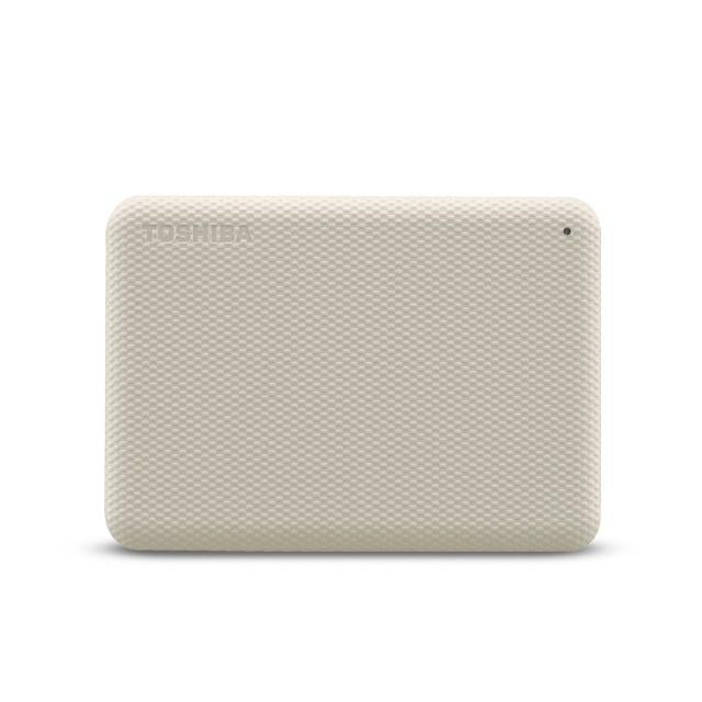 Ekstern harddisk Toshiba Canvio Advance 1 TB 2,5" USB-A 3.2 Gen 1 (kompatibel med USB 2.0) – Hvid