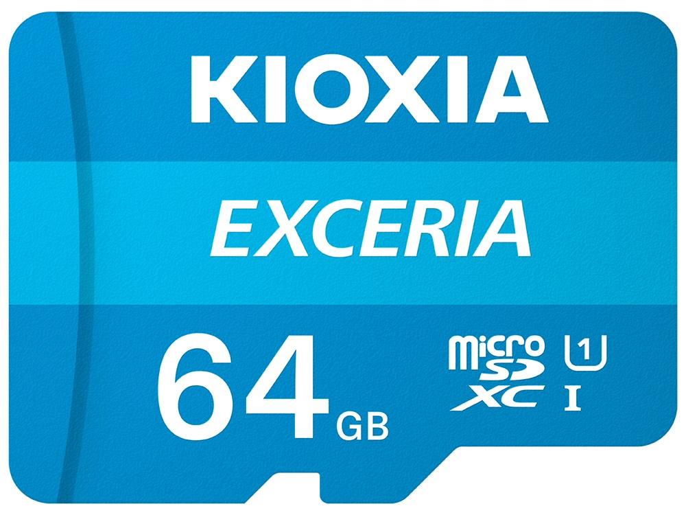 Hukommelseskort KIOXIA Exceria 64 GB microSDXC Class 10 UHS‑I