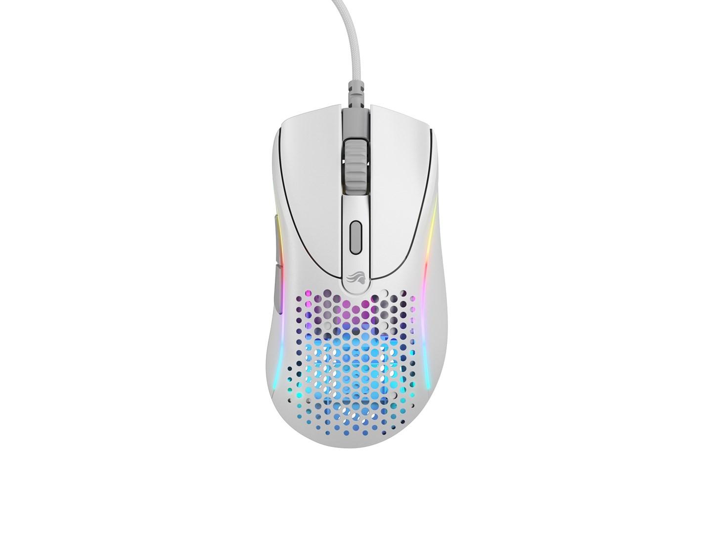 Gamingmus GLORIOUS Model D 2 kablet - mat hvid billede