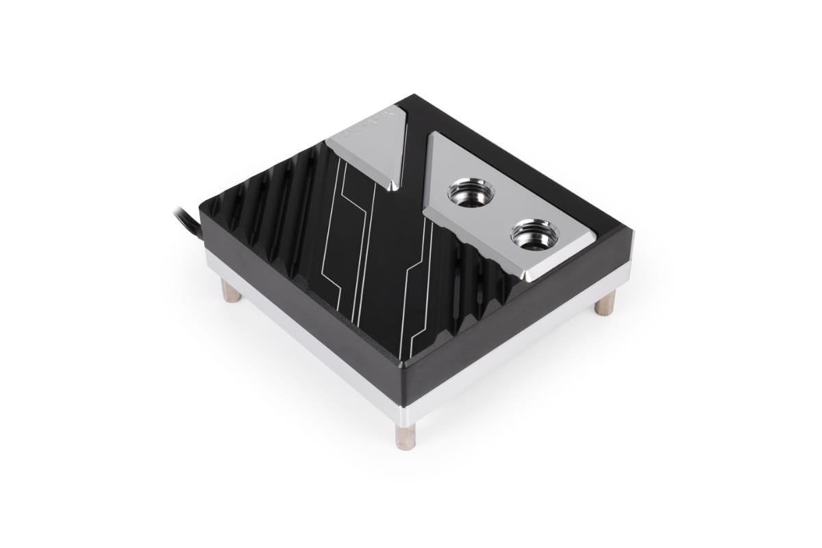 Vandkøling coldplate - Alphacool 13851, akryl, 1/4"