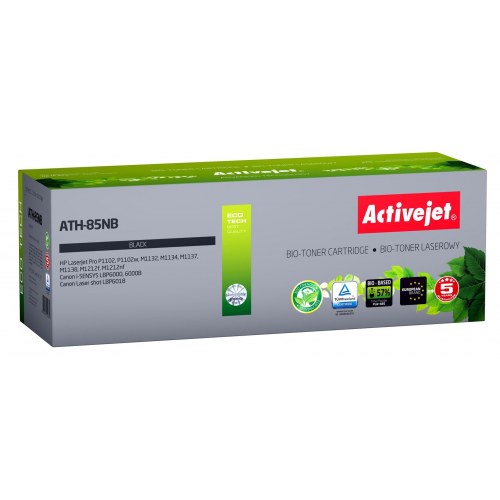 Toner til laserprinter Activejet ATH-85NB – sort, 2.000 sider, kompatibel med HP 85A CE285A / Canon CRG-725