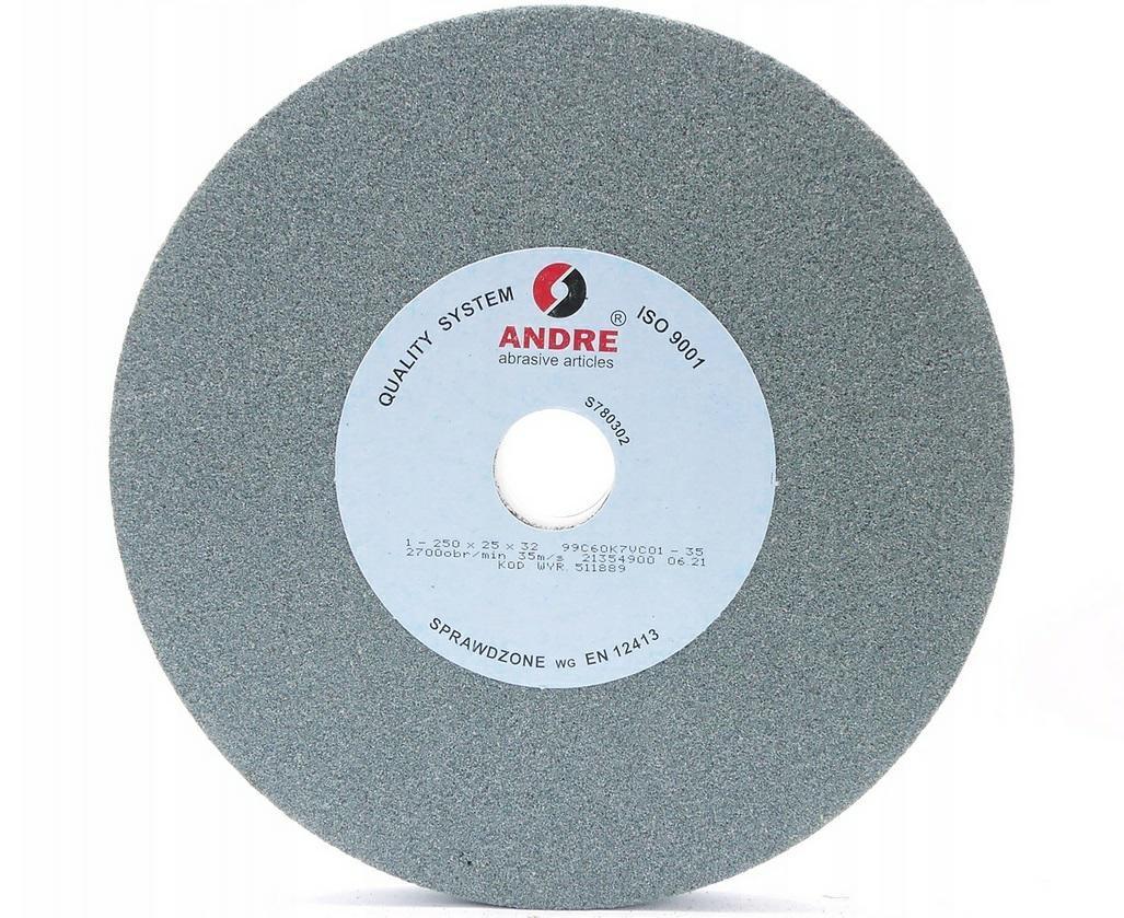 ANDRE planslibeskive 250mm x 25mm x 32mm 99C60K7VC01-35 GRØN TYPE 1