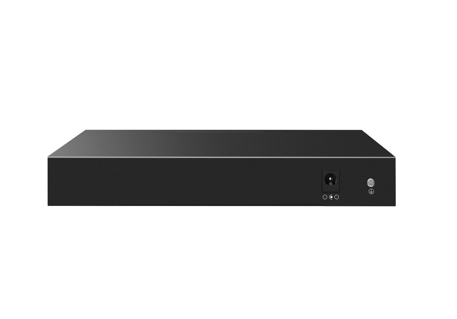 Netværksswitch Tenda TEG1110PF-8-120W – Unmanaged Gigabit PoE, sort