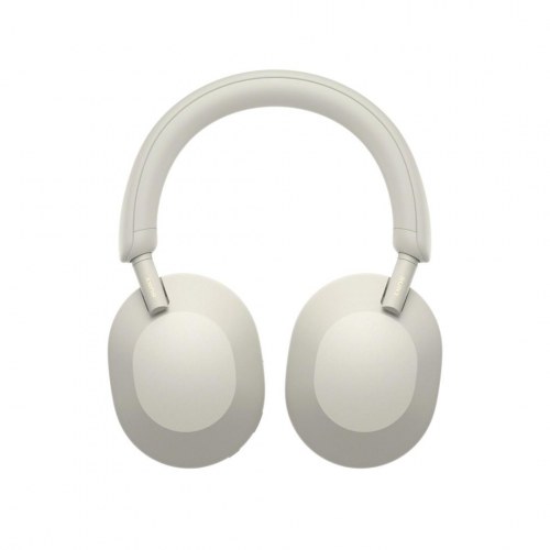 Trådløse hovedtelefoner Sony WH-1000XM5 – sølv/hvid