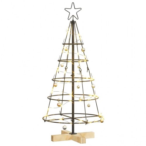 Metaljuletræ med fod KUOPIO 90 cm - sort