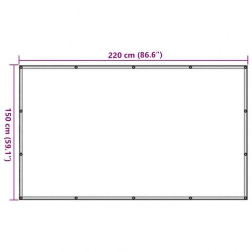 Trailernet 1,5 × 2,2 m i HDPE - grøn