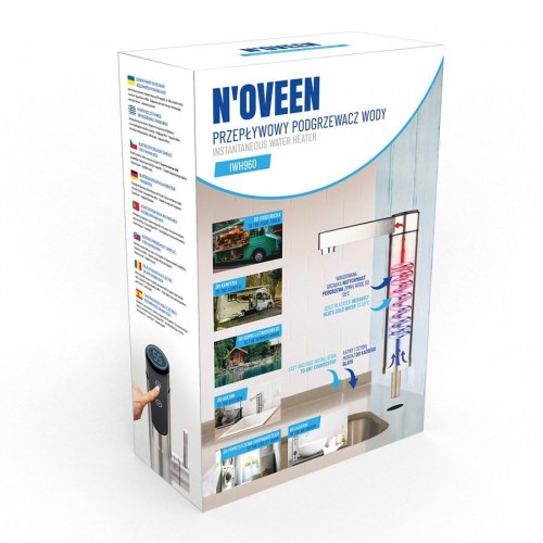 Gennemstrømningsvandvarmer N’OVEEN IWH960 INOX