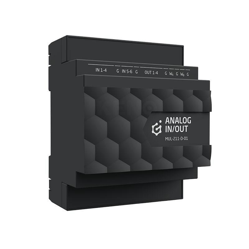 Netværksmodul Grenton - analog ind/ud, 1‑Wire, DIN-skinne, TF‑BUS
